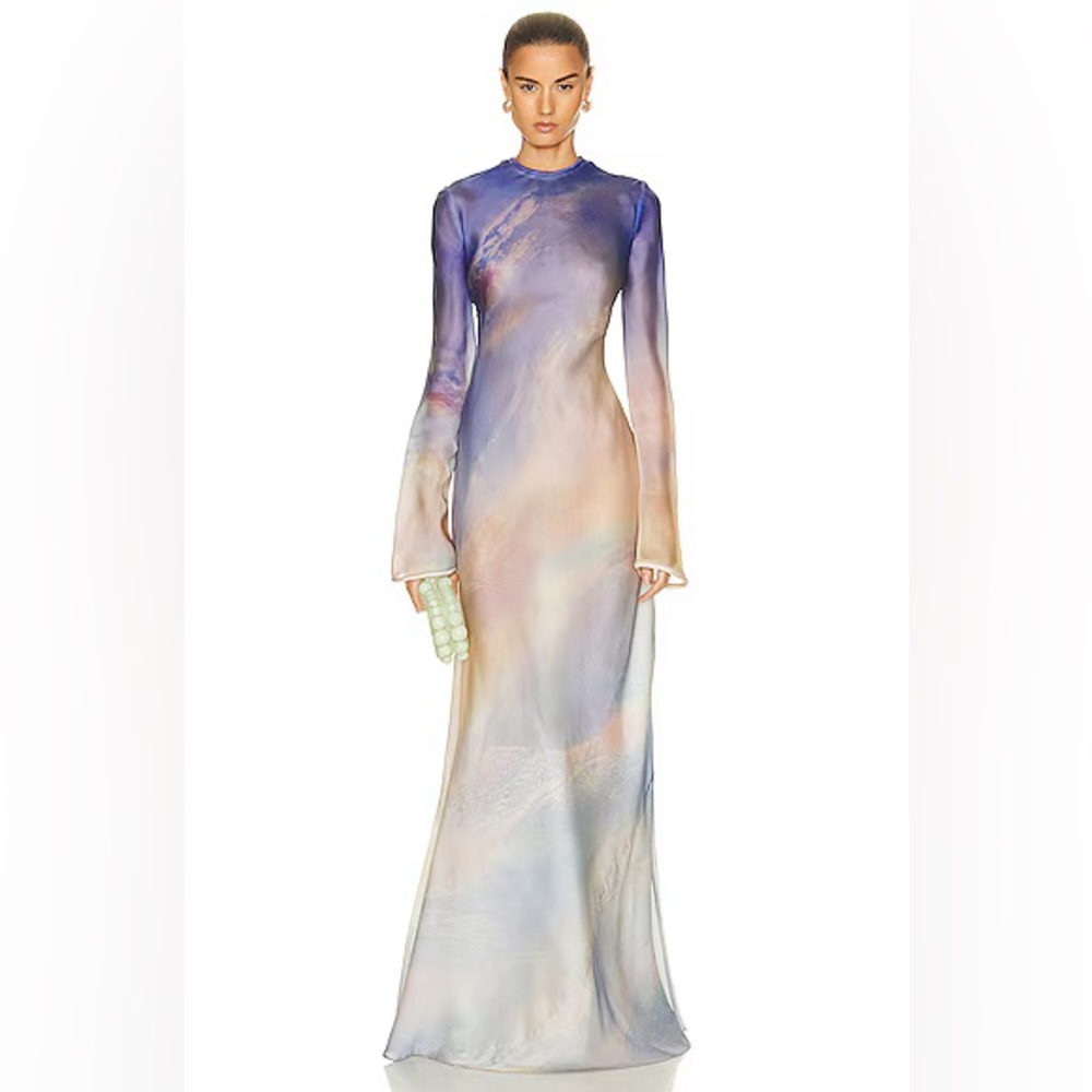 Zimmermann Tama Bias dress in sky